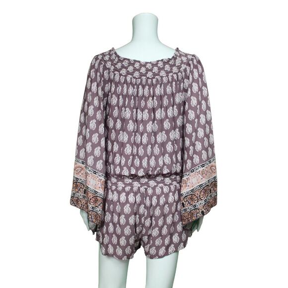 Surf Gypsy Long Sleeve Romper Women Size Medium - Picture 3 of 5
